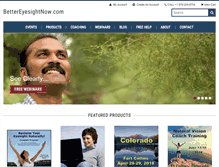 Tablet Screenshot of bettereyesightnow.com